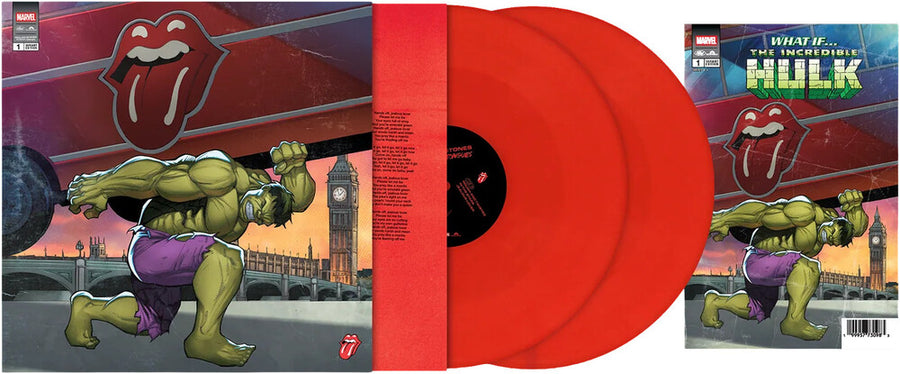 the album cover for The Rolling Stones - Foreign Tongues (Marvel Collector's Series) [Hulk]