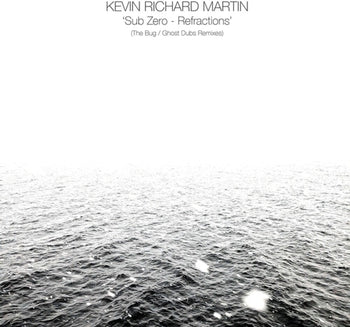 the album cover for Martin, Kevin Richard - Sub Zero: Refractions (The Bug/Ghost Dubs Remixes)