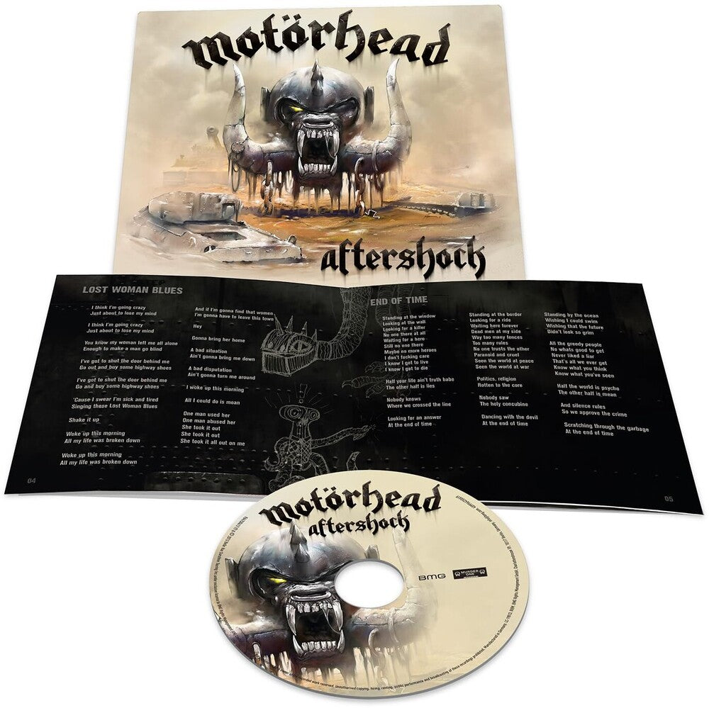 the album cover for Motörhead - Aftershock