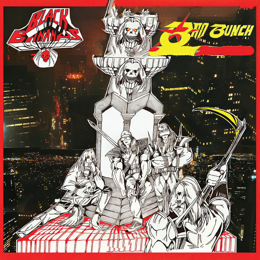 the album cover for Black Bananas - Bad Bunch - Red [Colored Vinyl] (Red)