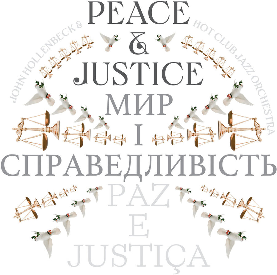 the album cover for John Hollenbeck - Peace And Justice