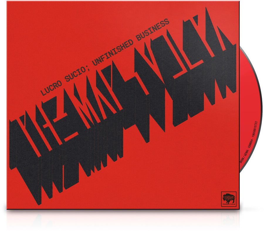 the album cover for The Mars Volta - Lucro Sucio; Unfinished Business
