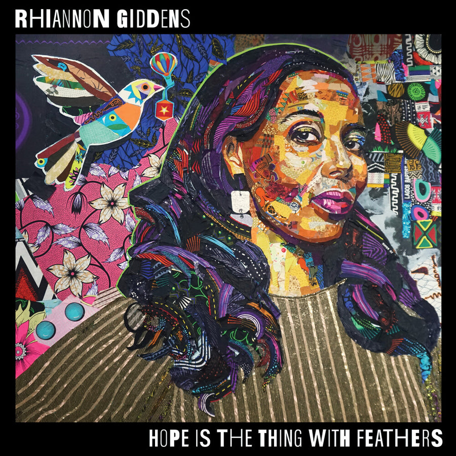 the album cover for Rhiannon Giddens - Hope is the Thing with Feathers
