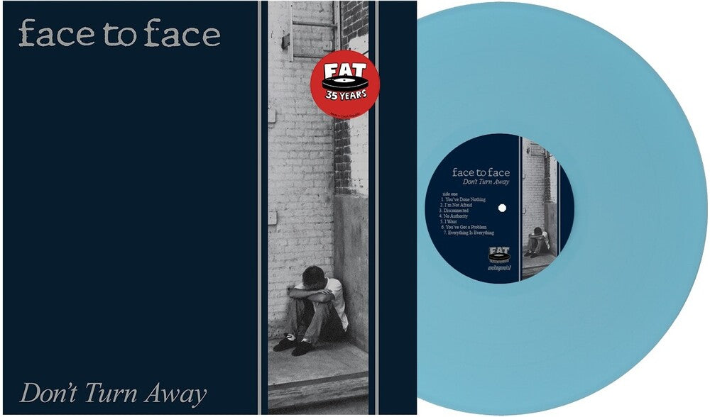 the album cover for Face To Face - Don't Turn Away [Blue]