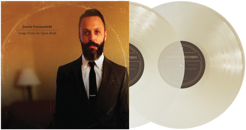 the album cover for Justin Furstenfeld - Songs From An Open Book [Indie Exclusive Milky Clear]