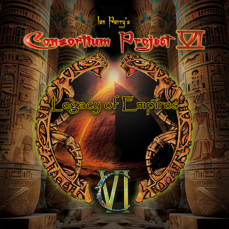 the album cover for Ian Consortium Project Vi Parry - Legacy of Empires