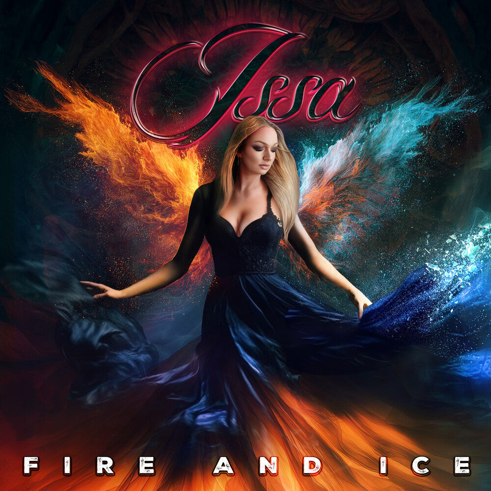 the album cover for Issa - Fire & Ice