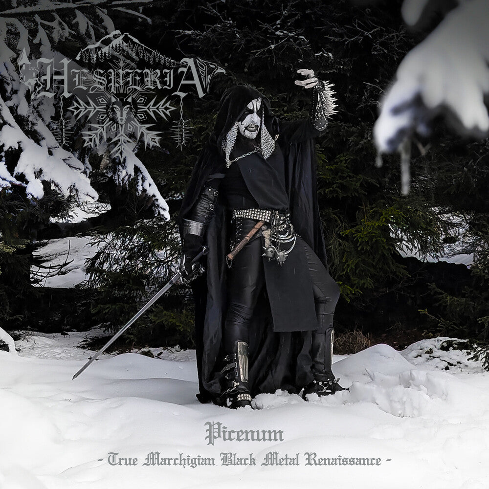 the album cover for Hesperia - Picenum (True Marchigian Black Metal Renaissance)