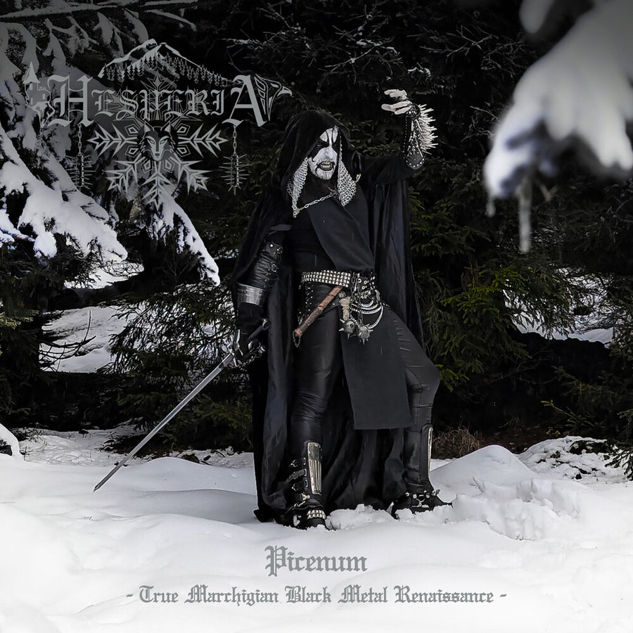 the album cover for Hesperia - Picenum (True Marchigian Black Metal Renaissance)