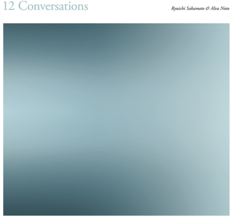 the album cover for Alva Noto  / Sakamoto,Ryuichi - 12 Conversations