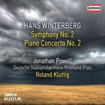 the album cover for Jonathan Powell - Hans Winterberg: Pno Con No. 2: Sym No. 2