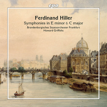 the album cover for Brandenburgisches Staatsorchester Frankfurt - Symphony In E Minor & Sym In C Major