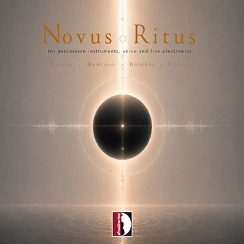 the album cover for Antonino Errera - Novus Ritus