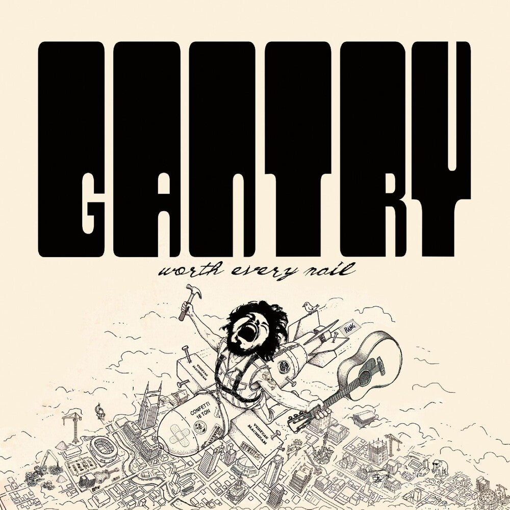 the album cover for Chris Gantry - Worth Every Nail [Download Included]