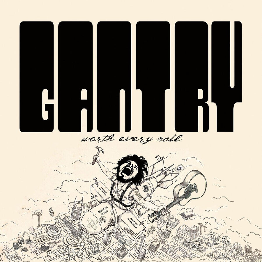 the album cover for Chris Gantry - Worth Every Nail [Download Included]