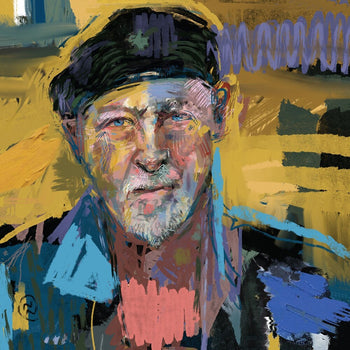 the album cover for Richard Thompson - Hippies Thugs & Heroes (Signed) [Indie Exclusive Digipak]