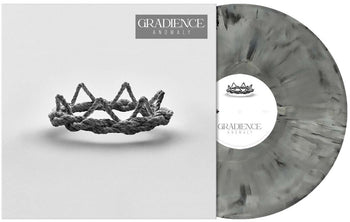 the album cover for Gradience - Anomaly [Grey Black Marbled]