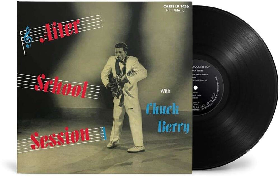 the album cover for Chuck Berry - After School Session (Chess Acoustic Sounds Series