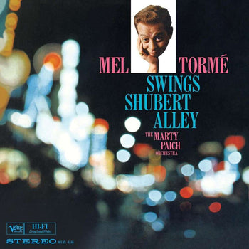 the album cover for Mel Torme - Swings Shubert Alley (Verve Vault Series) [180 Gram]