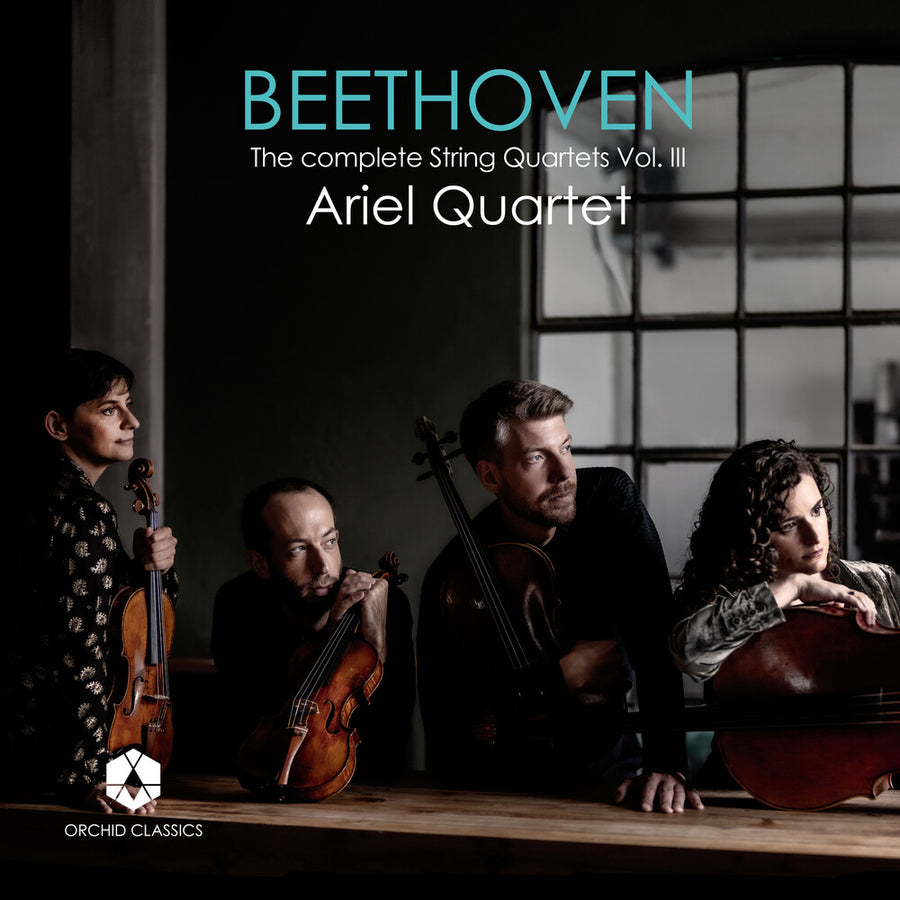 the album cover for Ariel Quartet - Beethoven: Complete String Quartets Vol. 3
