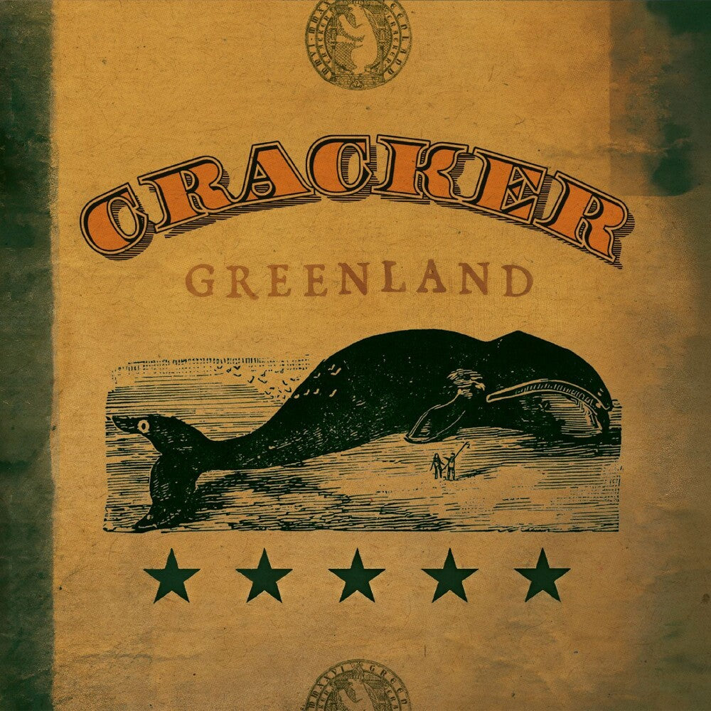 the album cover for Cracker - Greenland [Indie Exclusive Transparent Green/Dark Green]