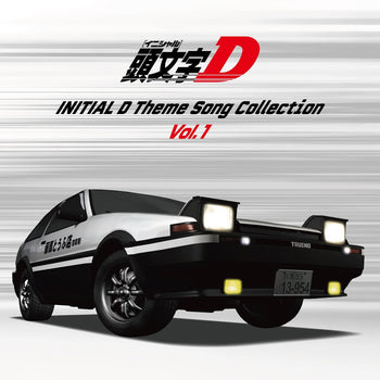 the album cover for Initial D Theme Songs Collection Vol. 1 / Various - Initial D Theme Songs Collection Vol. 1 / Various
