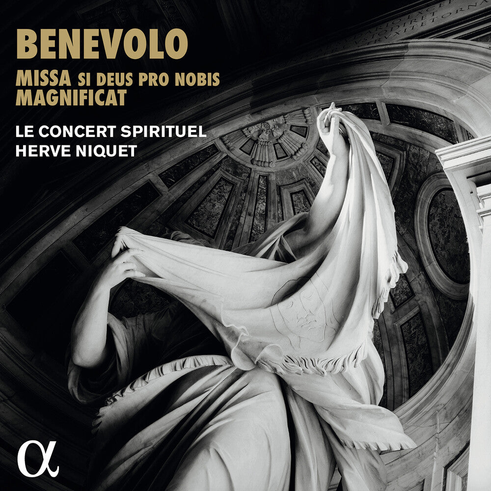 the album cover for Herve Niquet - Benevolo: Missa Si Deus Pro Nobis & Magnificat