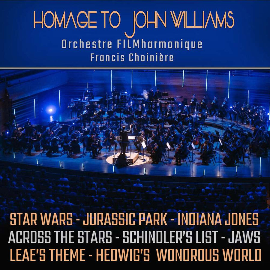 the album cover for Orchestre Filmharmonique - Tribute To John Williams