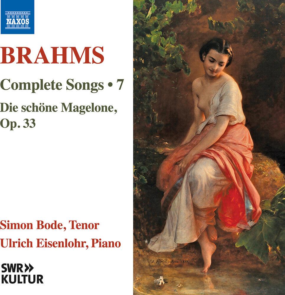 the album cover for Simon Bode - Brahms: Complete Songs Vol. 7