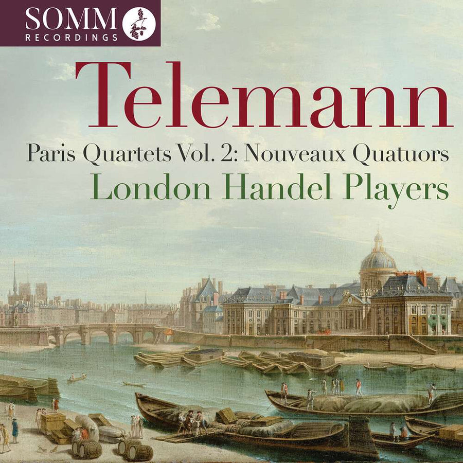 the album cover for London Handel Players - Telemann: Paris Qrts Vol. 2 - Nouveaux Quatuors