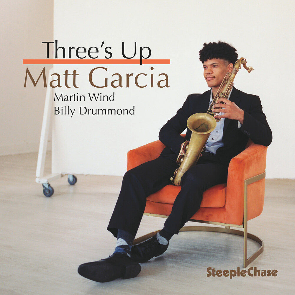 the album cover for Matt Garcia - Three's Up
