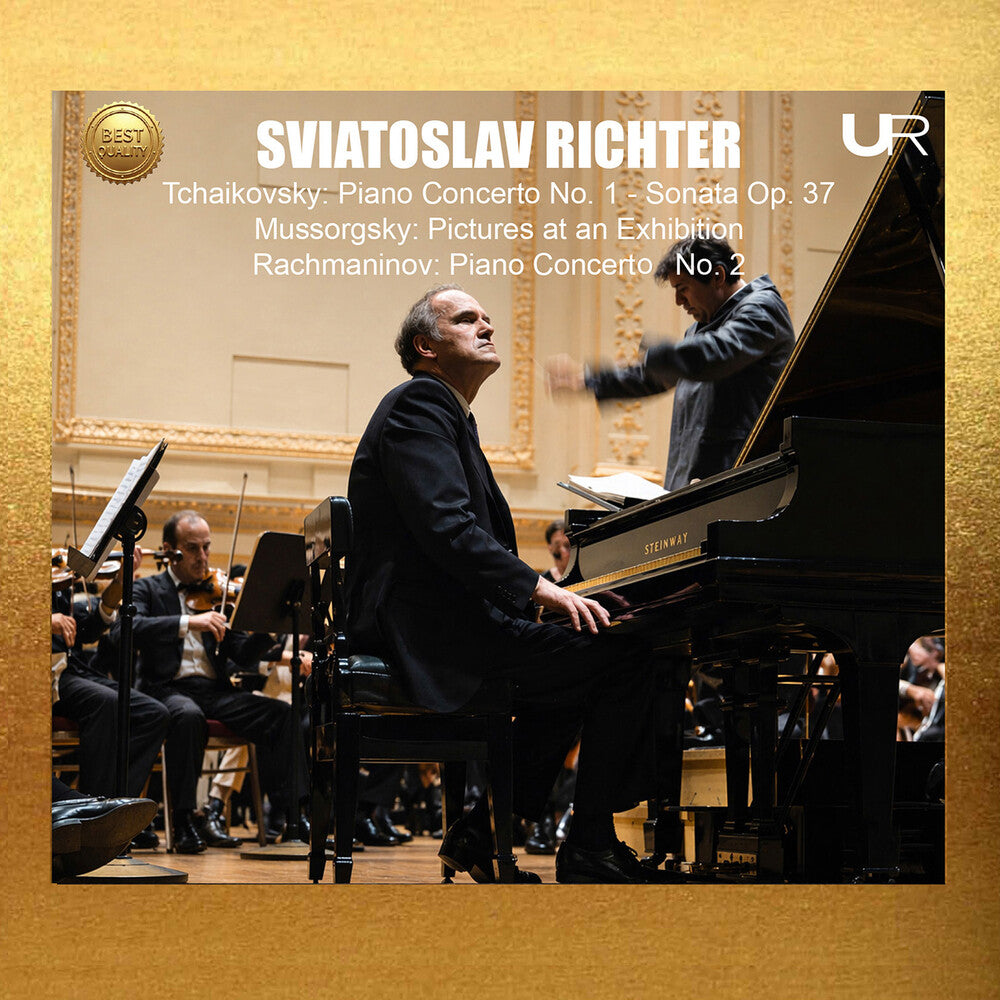 the album cover for Sviatoslav Richter - Richter Plays Russian Composers