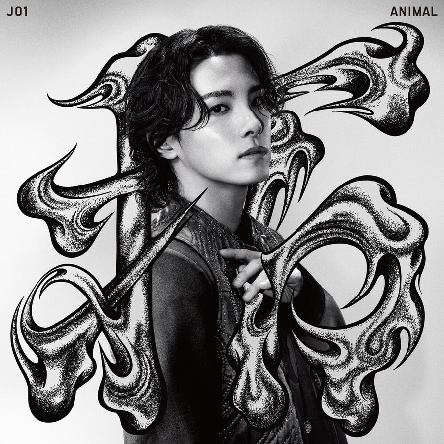 the album cover for JO1 - ANIMAL [Member Solo Jacket Ver Takumi]