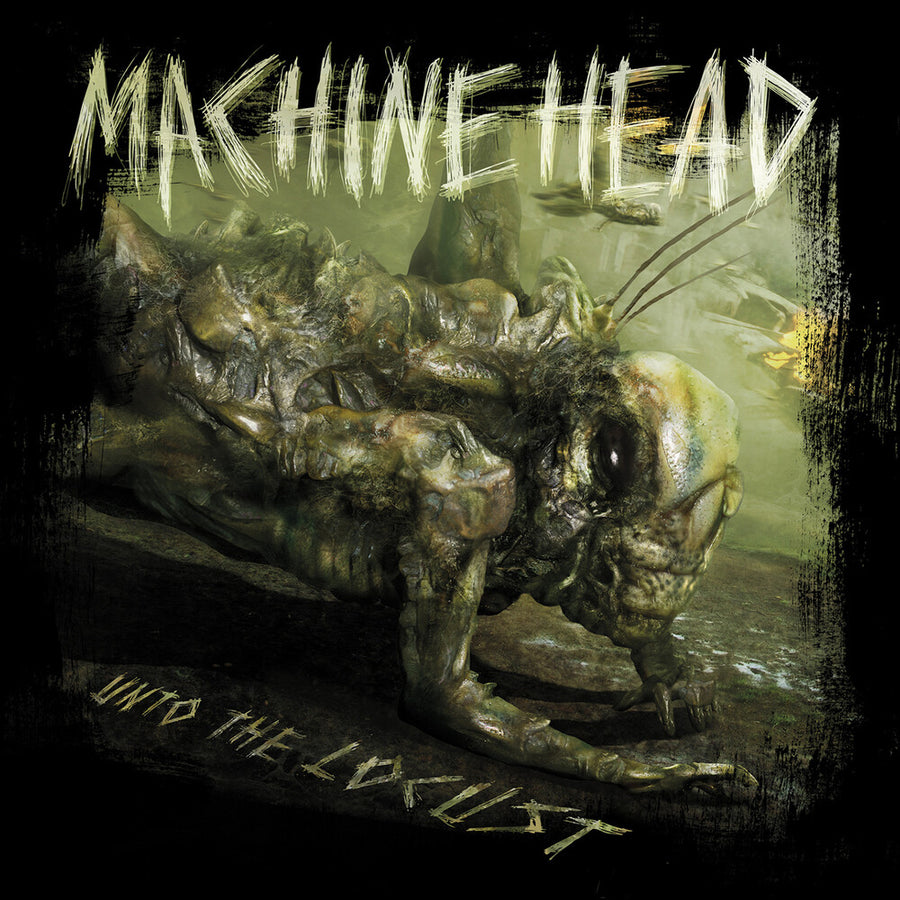 the album cover for Machine Head - Unto The Locust Reissue (15th anniversary) [Dark Green Marbled with Etching]