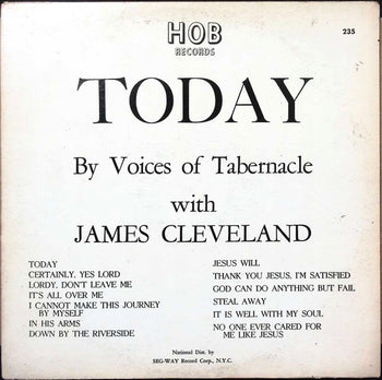 Today - Cleveland, James With The Voices Of Tabernacle