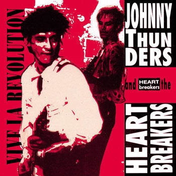the album cover for Johnny Thunders  & The Heartbreakers - Vive La Revolution: Live In Paris 1977 [Colored Vinyl]