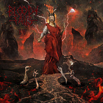 the album cover for Bloody Falls - Iv