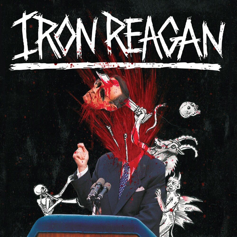 the album cover for Iron Reagan - Tyranny Of Will [Colored Vinyl] (Wht) (Spla)