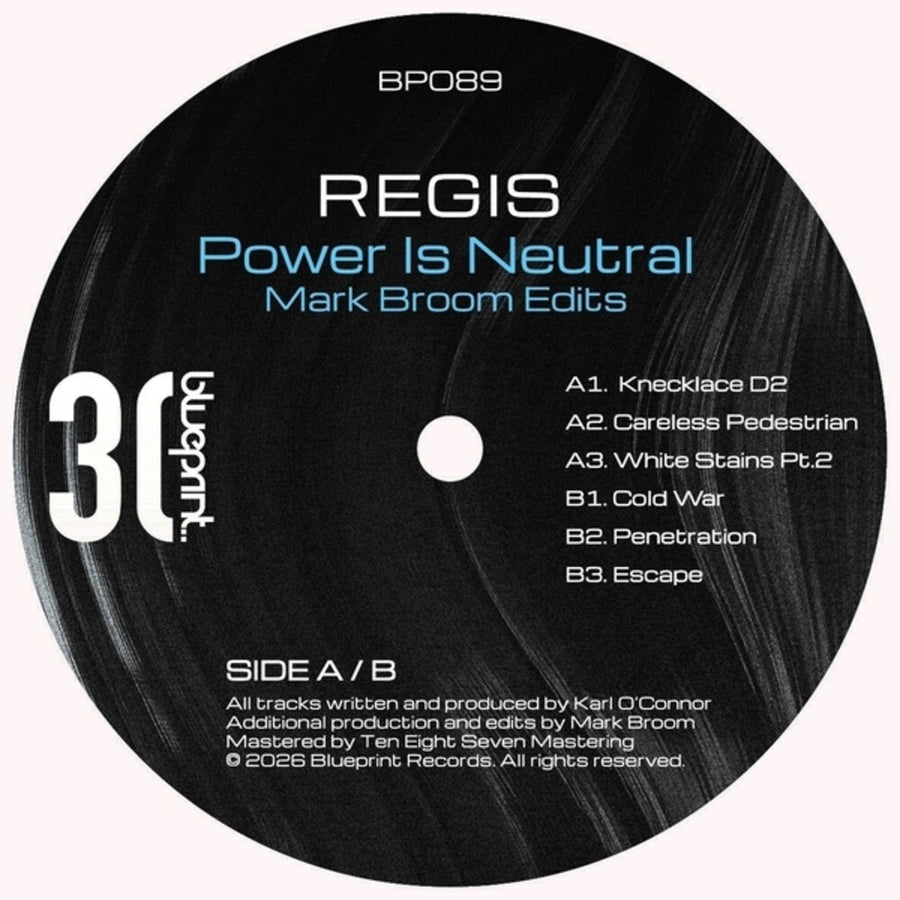 the album cover for Regis - Power Is Neutral (Blk) [Colored Vinyl] (Ep)