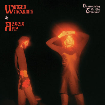 the album cover for Winter Mcquinn  / Acacia Pip - Disassociating On The Travelator
