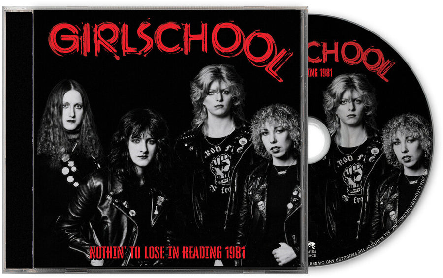the album cover for Girlschool - Nothin' To Lose in Reading 1981