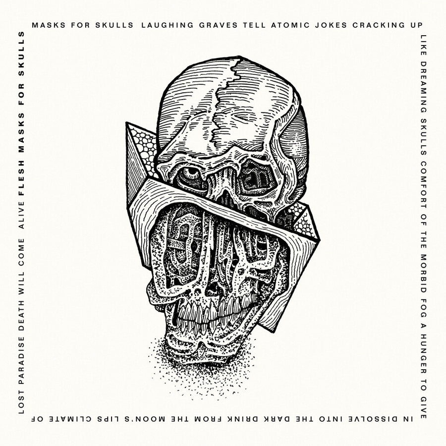 the album cover for Scorpion Milk - Flesh Masks For Skulls