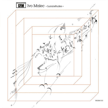 the album cover for Ivo Malec - Luminetudes