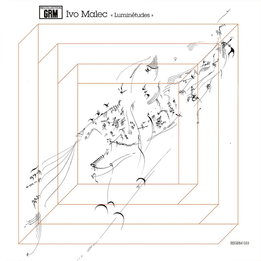 the album cover for Ivo Malec - Luminetudes