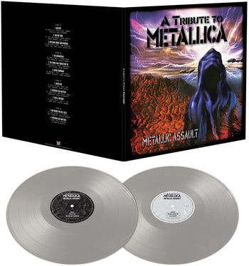 the album cover for Various Artists - Metallic Assault - A Tribute to Metallica