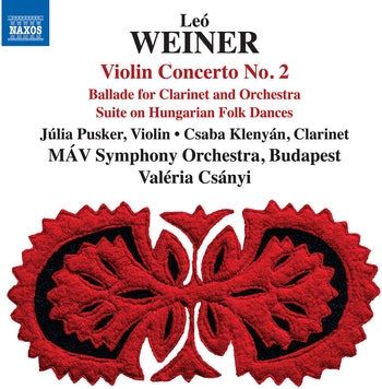 the album cover for Csaba Klenyan - Weiner: Complete Works For Orch Vol. 5