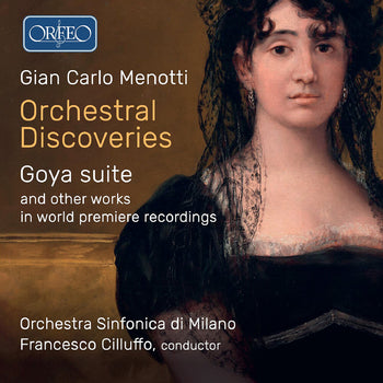 the album cover for Orchestra Sinfonica Di Milano - Menotti: Orchestral Discoveries
