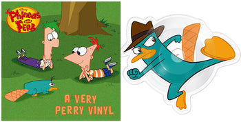 the album cover for Phineas & Ferb - Perry The Platypus / There's Platypus Controlling