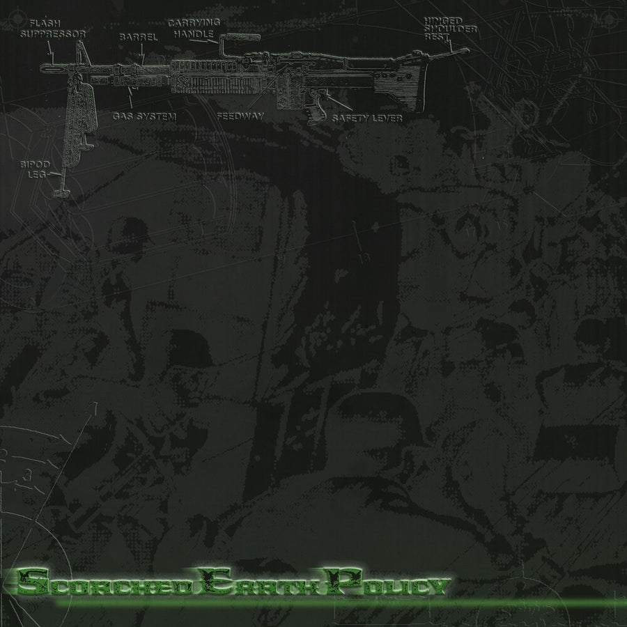 the album cover for Scorched Earth Policy - Scorched Earth Policy