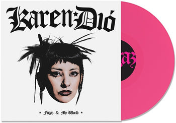the album cover for Karen Dio - Fugaz & My World [Colored Vinyl]